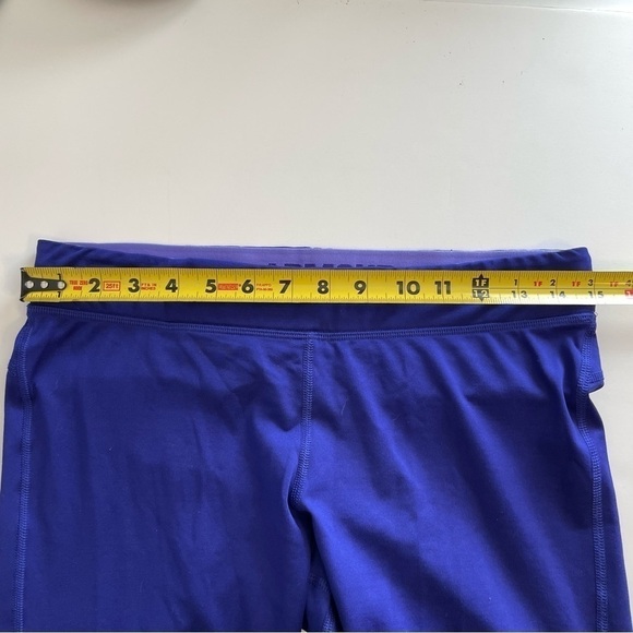 Under Armour Blue Purple Leggings Pull On Stretchy - Picture 5 of 5